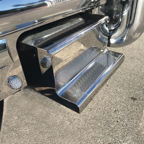 stainless steel peterbilt step boxes|peterbilt battery box for sale.